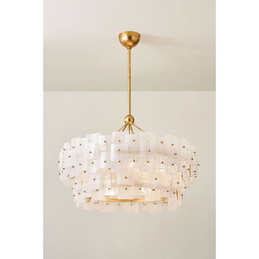Troy Lighting Jacik 8 Light 36" Wide LED Drum Chandelier