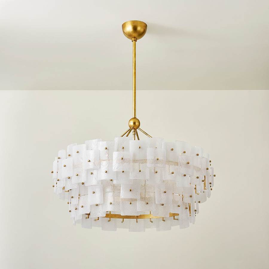 Troy Lighting Jacik 8 Light 36" Wide LED Drum Chandelier