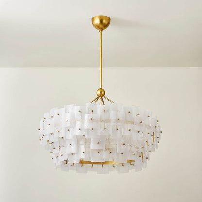 Troy Lighting Jacik 8 Light 36" Wide LED Drum Chandelier