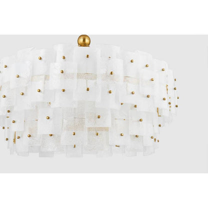Troy Lighting Jacik 8 Light 36" Wide LED Drum Chandelier