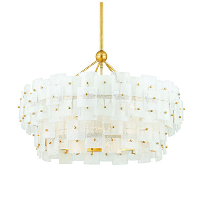 Troy Lighting Jacik 8 Light 36" Wide LED Drum Chandelier