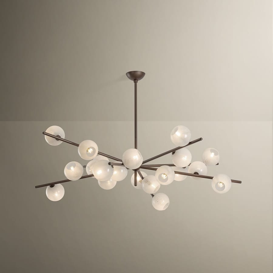 Troy Lighting Sonny 20 Light 60" Wide Abstract Chandelier