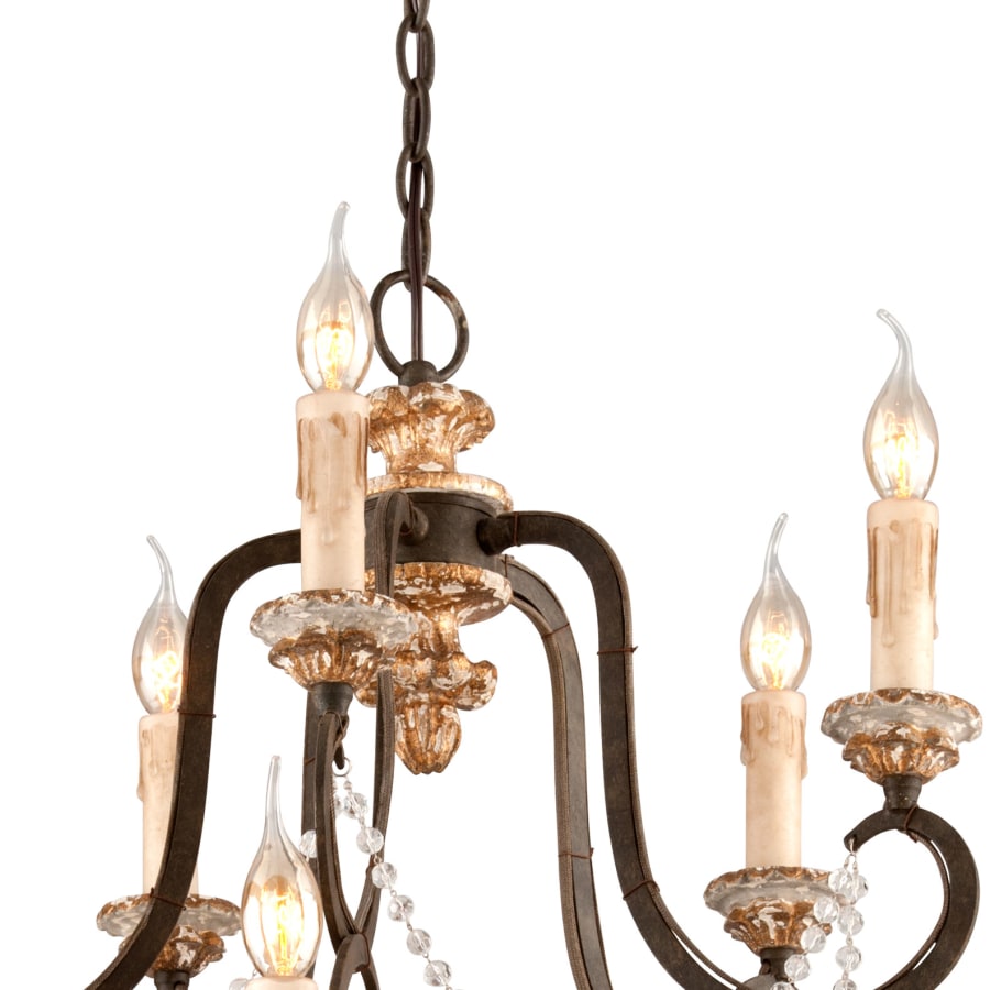 Troy Lighting Bordeaux 10 Light 2 Tier Chandelier