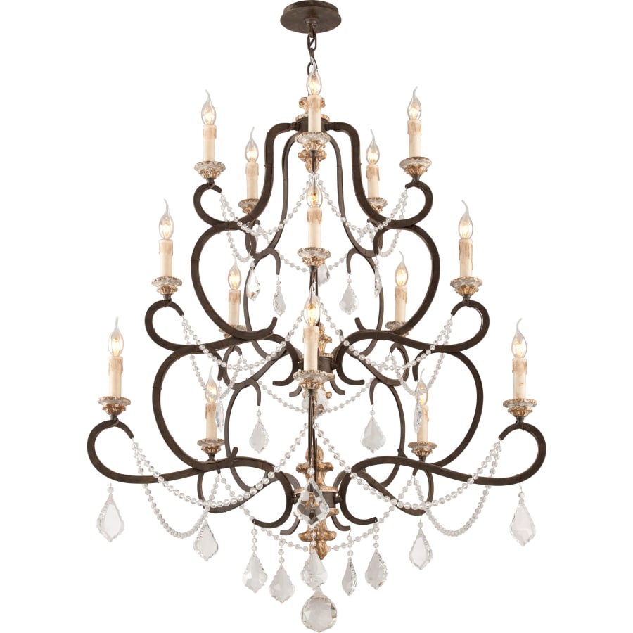 Troy Lighting Bordeaux 15 Light 3 Tier Chandelier