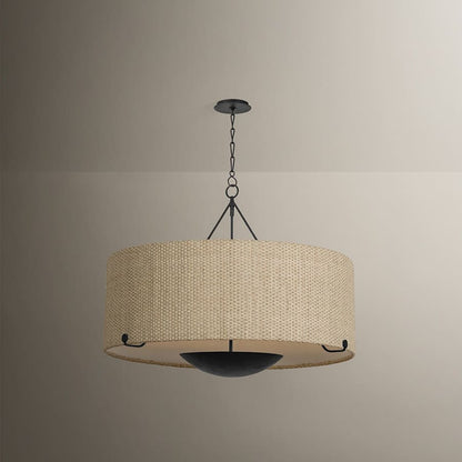 Troy Lighting Elias 6 Light 38" Wide Drum Chandelier