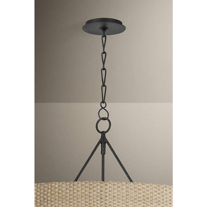 Troy Lighting Elias 6 Light 38" Wide Drum Chandelier