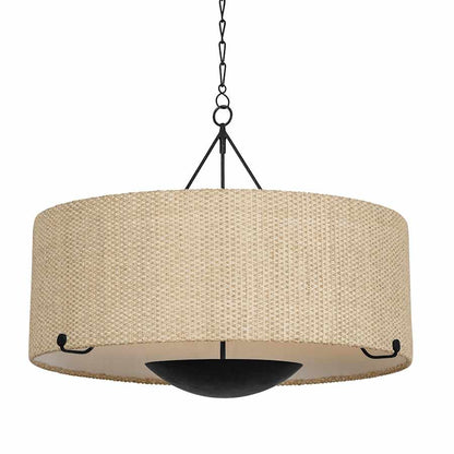 Troy Lighting Elias 6 Light 38" Wide Drum Chandelier