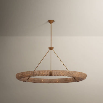 Troy Lighting Floyd 12 Light 52" Wide Ring Chandelier