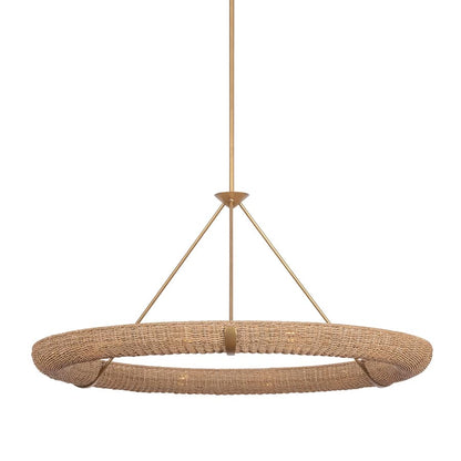 Troy Lighting Floyd 12 Light 52" Wide Ring Chandelier