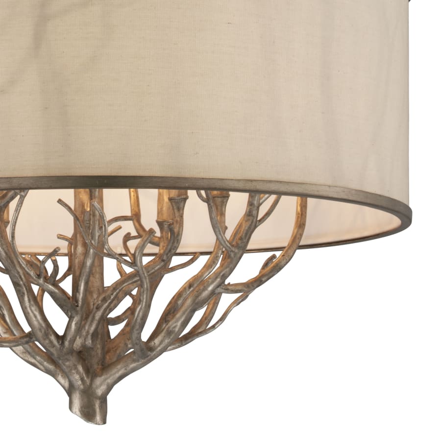 Troy Lighting Whitman 8 Light Pendant with Fabric Shade