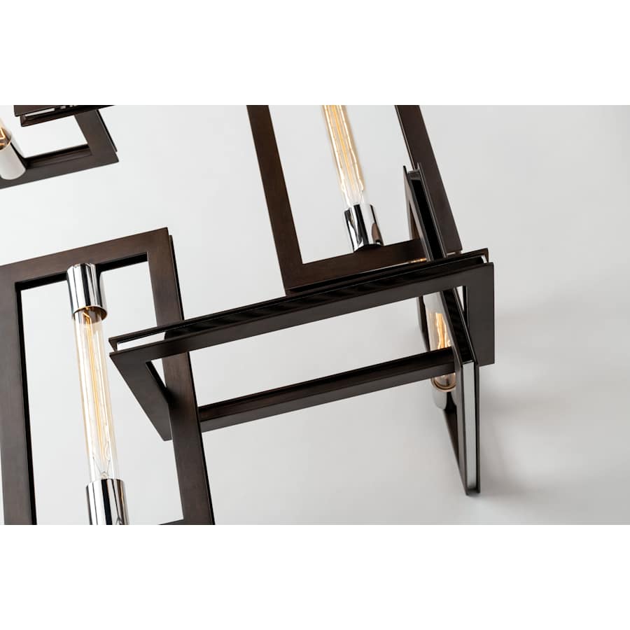Troy Lighting Enigma 32" Wide 7 Light Abstract Chandelier