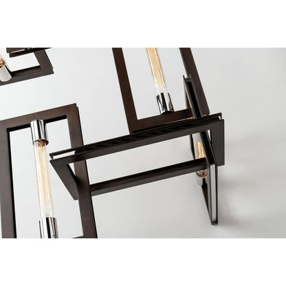 Troy Lighting Enigma 32" Wide 7 Light Abstract Chandelier