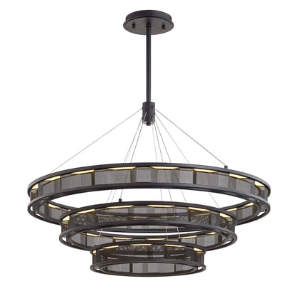 Troy Lighting Fuze 3 Light 39" Wide LED Ring Chandelier