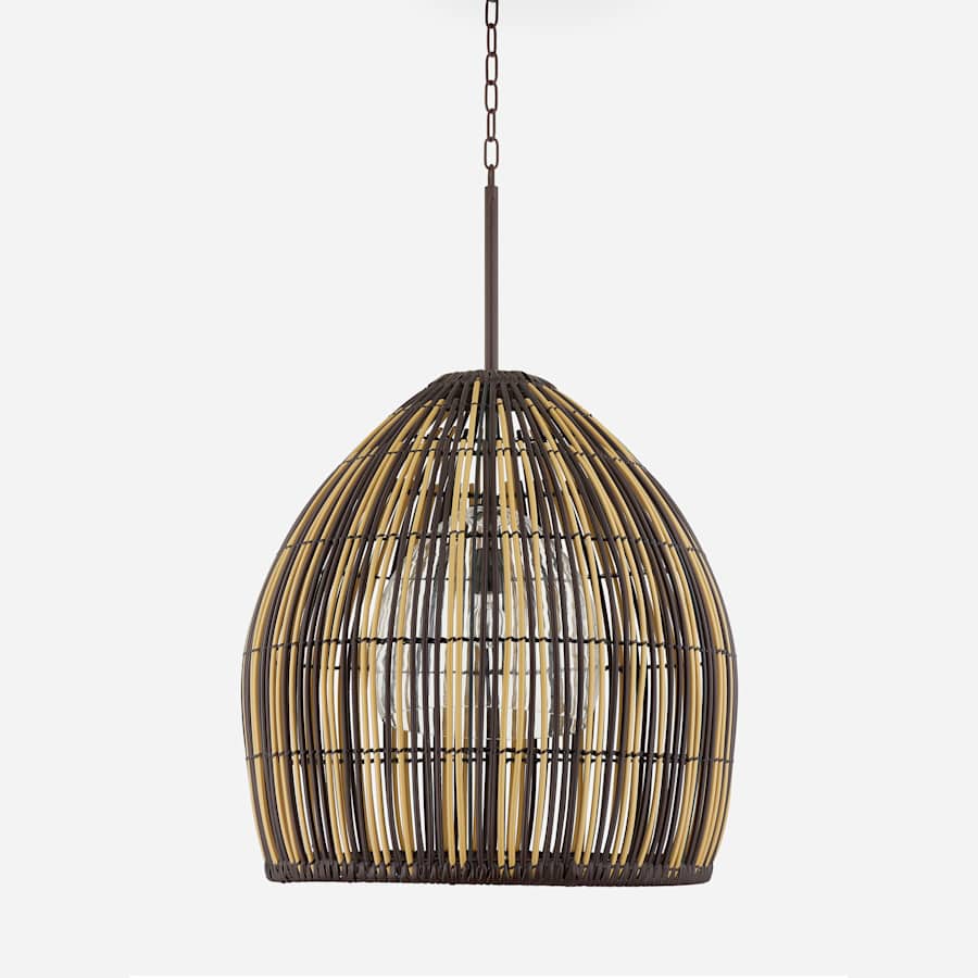 Troy Lighting Holden 35" Wide Wood Pendant