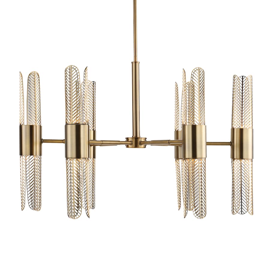 Uttermost Cret 12 Light 31" Wide Chandelier