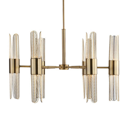 Uttermost Cret 12 Light 31" Wide Chandelier