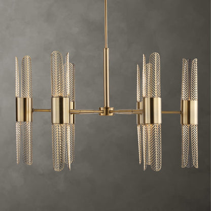 Uttermost Cret 12 Light 31" Wide Chandelier