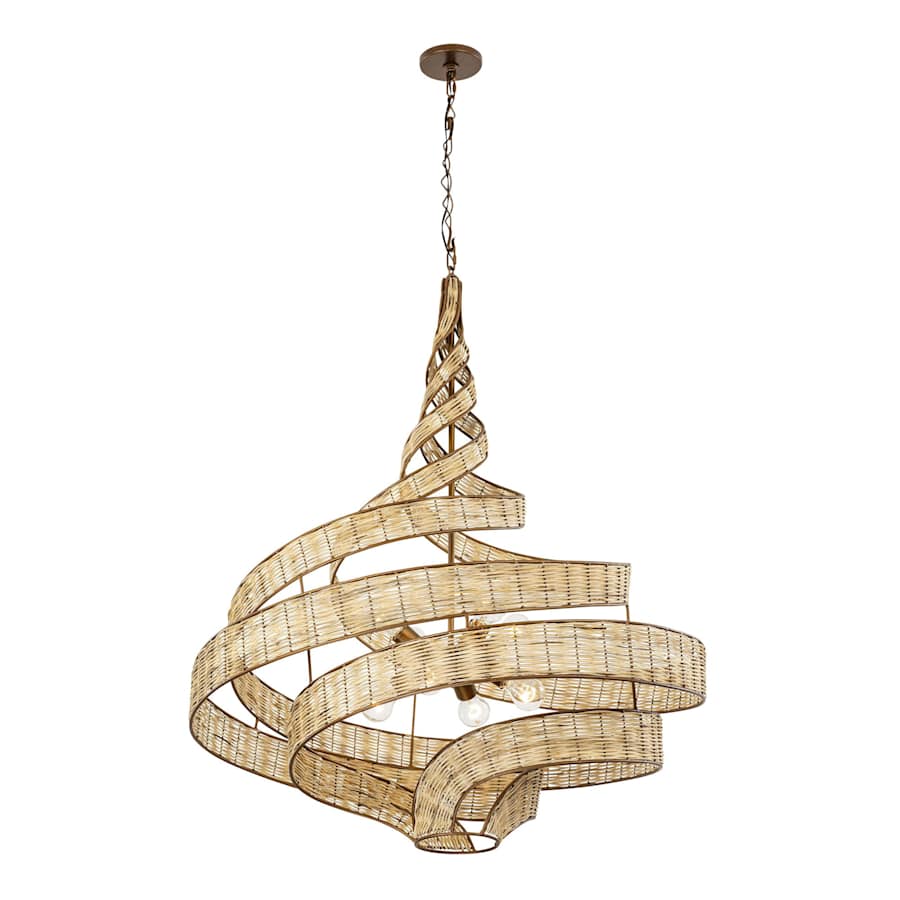 Varaluz Flow 8 Light 36" Wide Abstract Chandelier