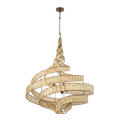 Varaluz Flow 8 Light 36" Wide Abstract Chandelier