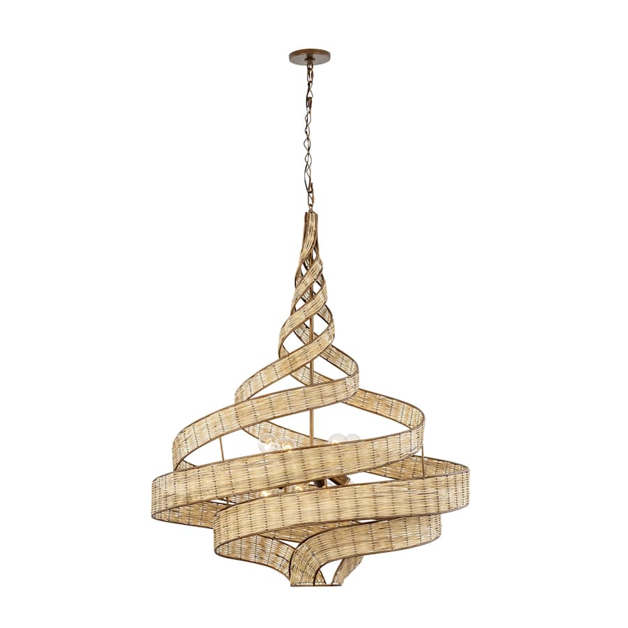 Varaluz Flow 8 Light 36" Wide Abstract Chandelier