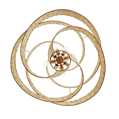 Varaluz Flow 8 Light 36" Wide Abstract Chandelier