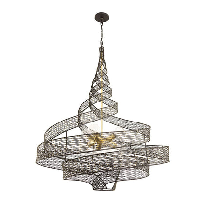 Varaluz Flow 8 Light 36" Wide Abstract Chandelier