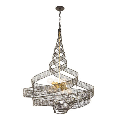 Varaluz Flow 8 Light 36" Wide Abstract Chandelier