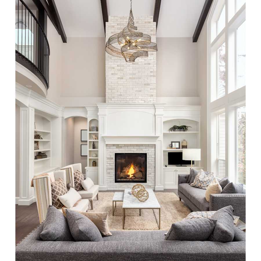 Varaluz Flow 8 Light 36" Wide Abstract Chandelier