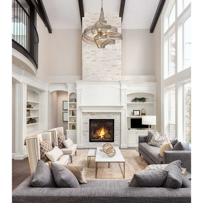 Varaluz Flow 8 Light 36" Wide Abstract Chandelier