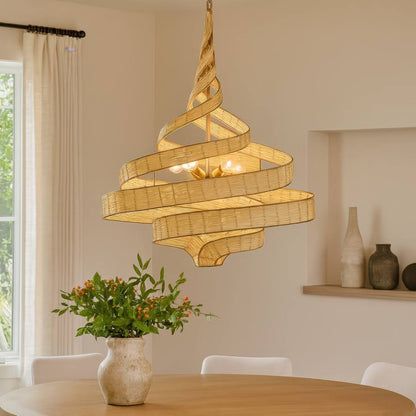 Varaluz Flow 8 Light 36" Wide Abstract Chandelier