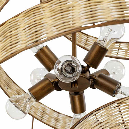 Varaluz Flow 8 Light 36" Wide Abstract Chandelier