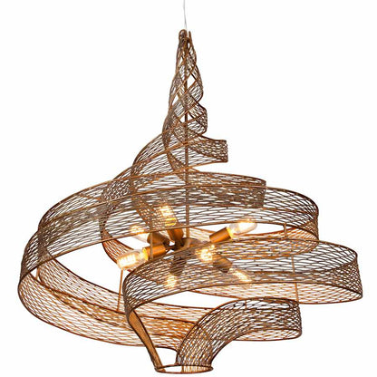 Varaluz Flow 8 Light 36" Wide Abstract Chandelier