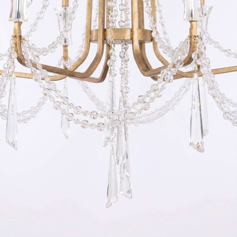 Varaluz Barcelona 12 Light 44" Wide Crystal Candle Style Chandelier