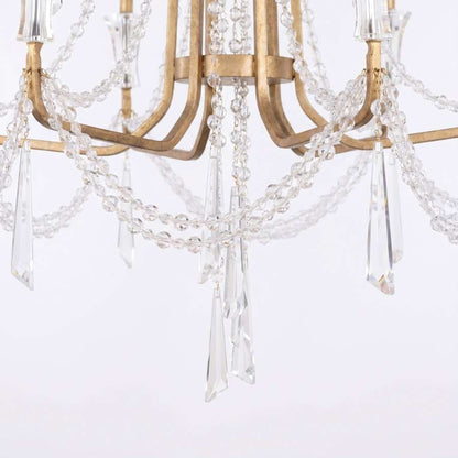 Varaluz Barcelona 12 Light 44" Wide Crystal Candle Style Chandelier