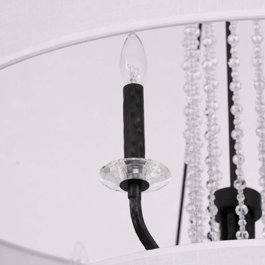 Varaluz Barcelona 15 Light 38" Wide Crystal Waterfall Chandelier