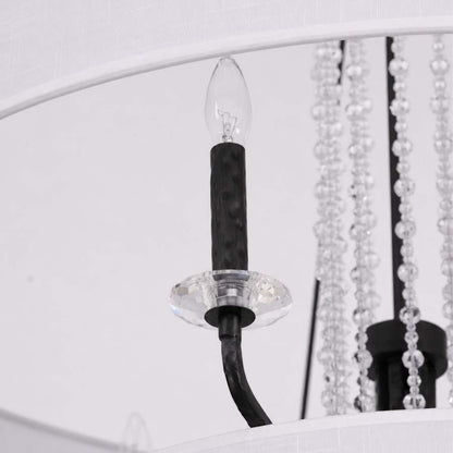 Varaluz Barcelona 15 Light 38" Wide Crystal Waterfall Chandelier