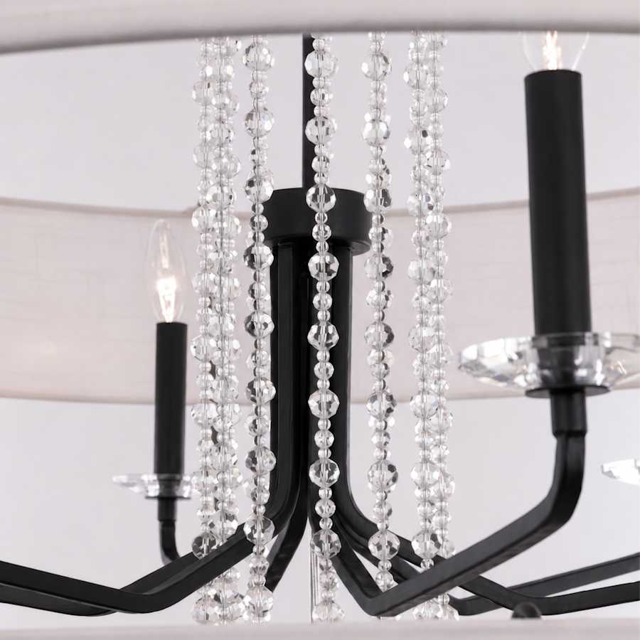 Varaluz Barcelona 15 Light 38" Wide Crystal Waterfall Chandelier