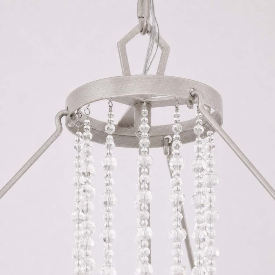 Varaluz Barcelona 15 Light 38" Wide Crystal Waterfall Chandelier