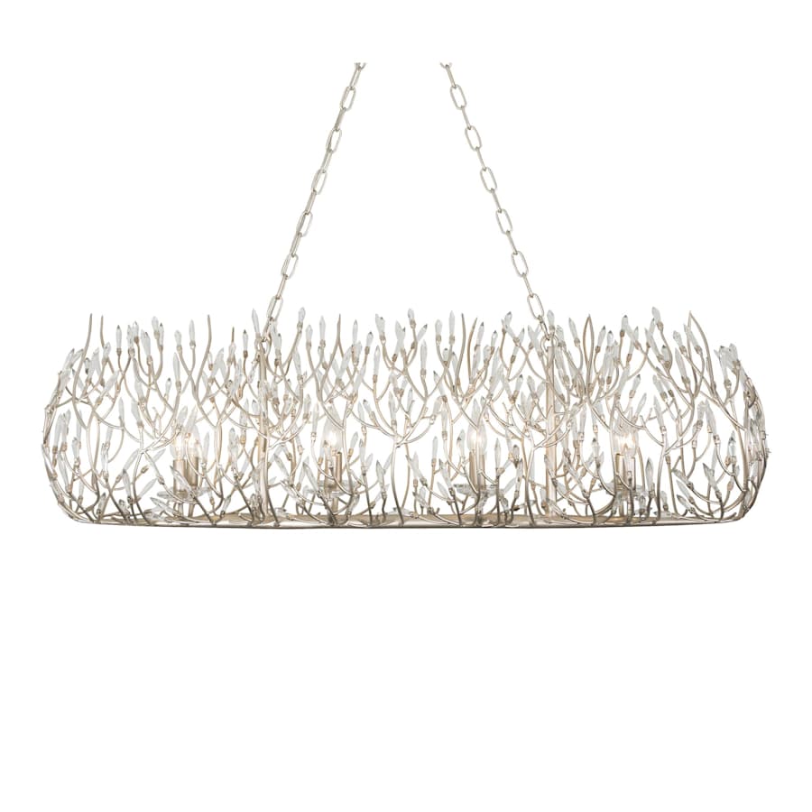 Varaluz Bask 8 Light 48" Wide Crystal Linear Pendant