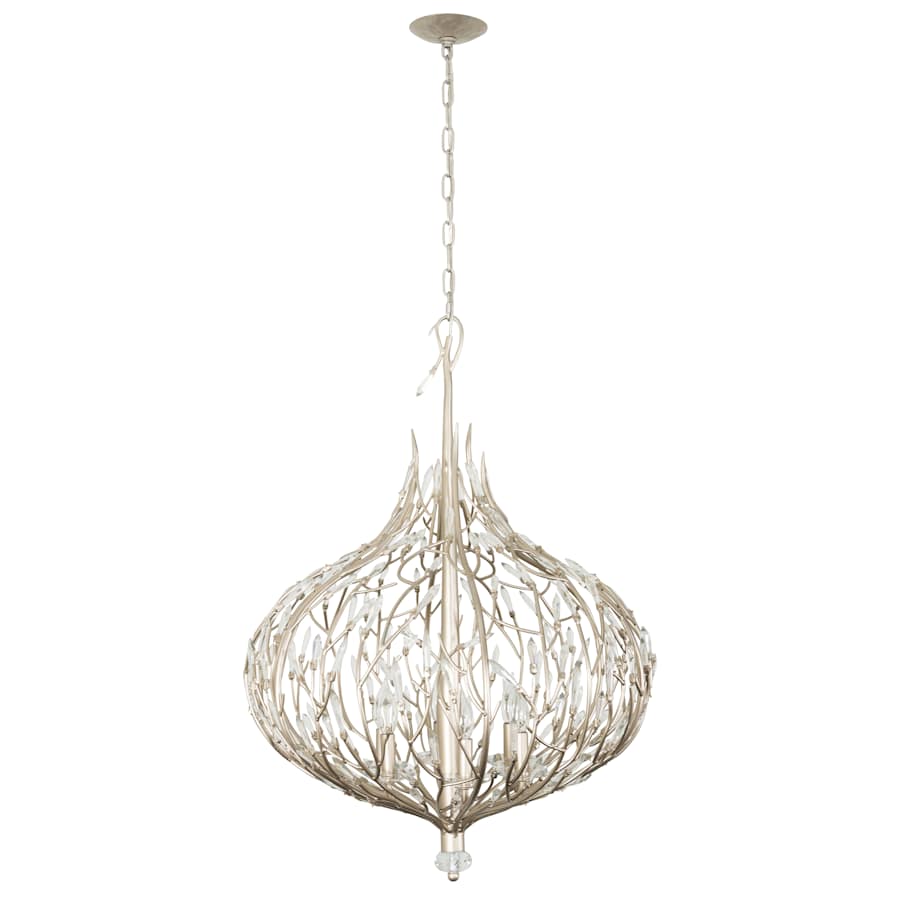 Varaluz Bask 6 Light 27" Wide LED Crystal Pendant