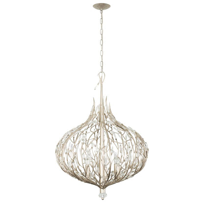 Varaluz Bask 6 Light 27" Wide LED Crystal Pendant