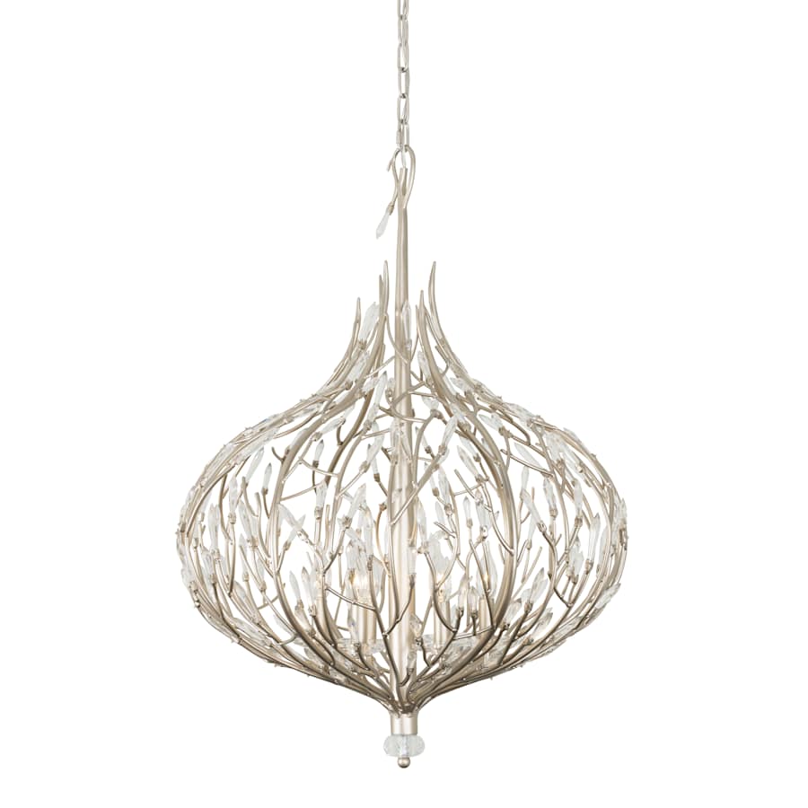 Varaluz Bask 6 Light 27" Wide LED Crystal Pendant