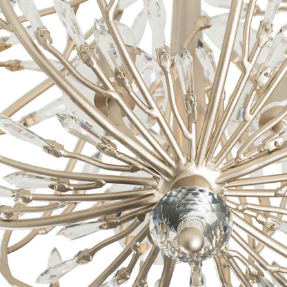 Varaluz Bask 6 Light 27" Wide LED Crystal Pendant