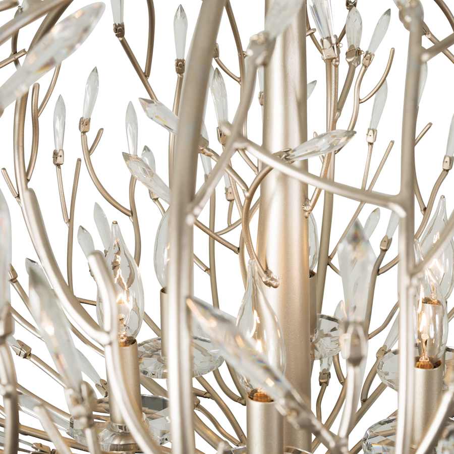 Varaluz Bask 9 Light 32" Wide Crystal Abstract Chandelier