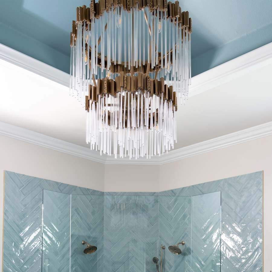 Varaluz Matrix 14 Light 30" Wide Waterfall Chandelier