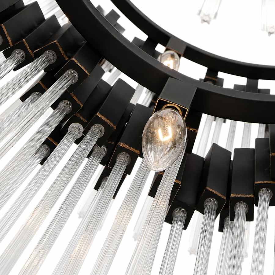 Varaluz Matrix 14 Light 30" Wide Waterfall Chandelier