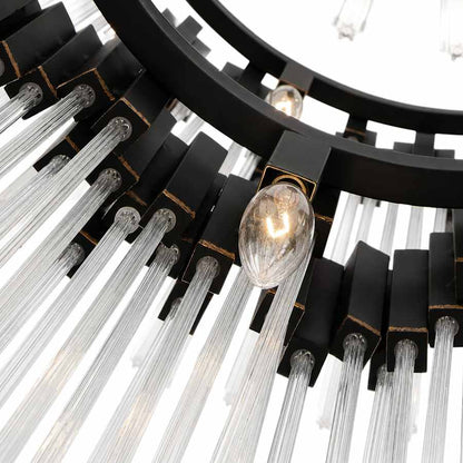 Varaluz Matrix 14 Light 30" Wide Waterfall Chandelier