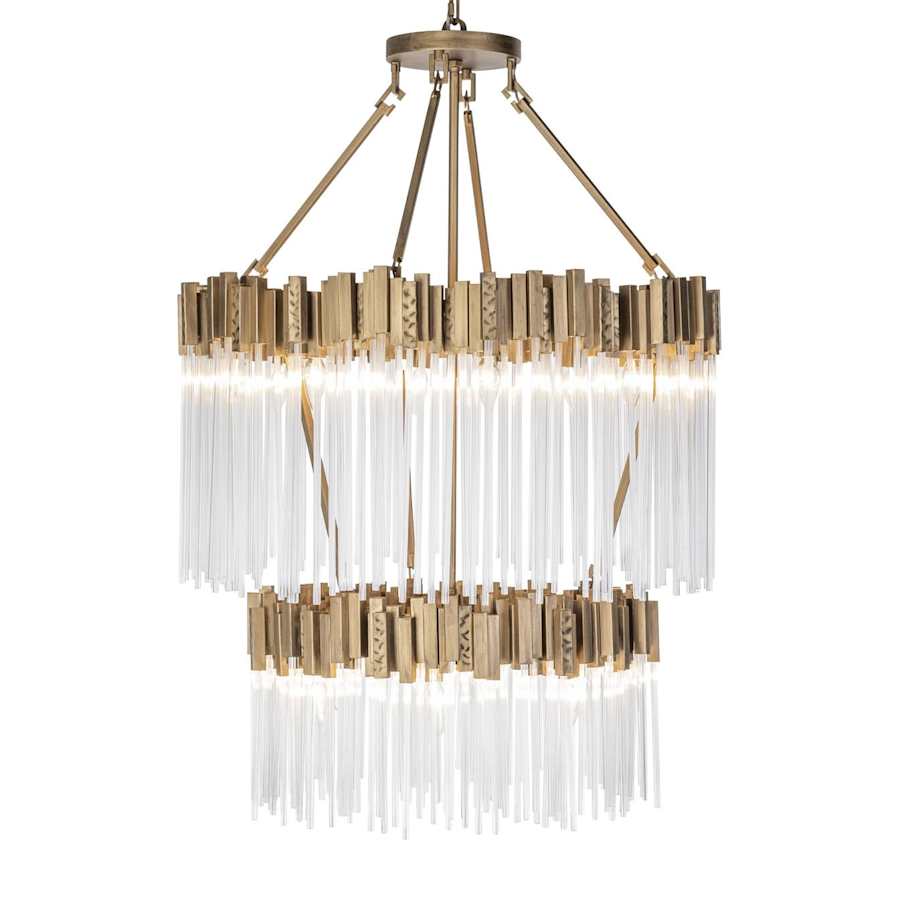 Varaluz Matrix 14 Light 30" Wide Waterfall Chandelier