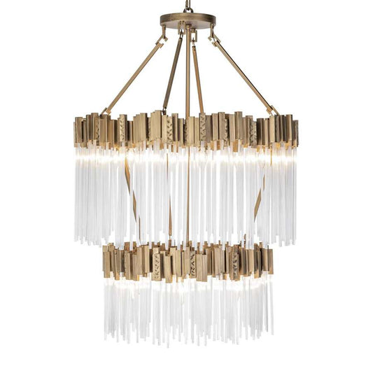 Varaluz Matrix 14 Light 30" Wide Waterfall Chandelier