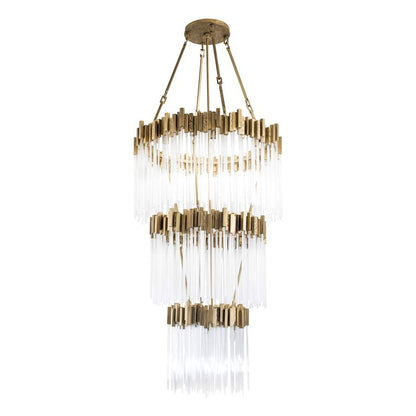 Varaluz Matrix 18 Light 30" Wide Waterfall Chandelier